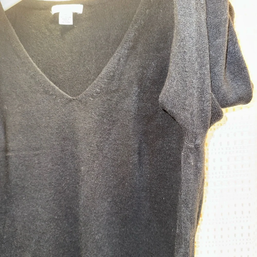 Mercer Street Studio Black V-Neck Sweater